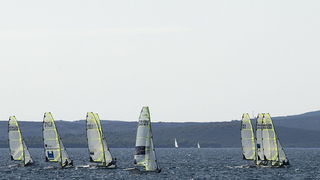 Jedrenje: Medal race s gledan s rive