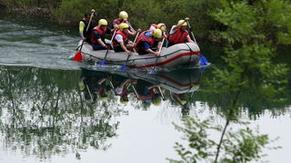 Zadar, Zrmanja, 270413.
Rijeka Zrmanja.
8. hrvatska rafting regata Zrmanja 2013. Organizator regate je Riva rafting centar, putnicka agencija d.o.o.
Na fotografiji: detalj sa regate.
Foto: Jure Miskovic / CROPIX Zadar, Zrmanja, 270413.
Rijeka Zrmanja.
8. hrvatska rafting regata Zrmanja 2013. Organizator regate je Riva rafting centar, putnicka agencija d.o.o.
Na fotografiji: detalj sa regate.
Foto: Jure Miskovic / CROPIX