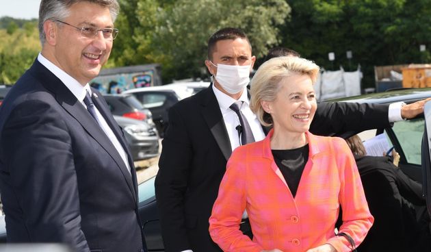 Ursula von der Leyen, Andrej Plenković u posjetu Rimac automobili