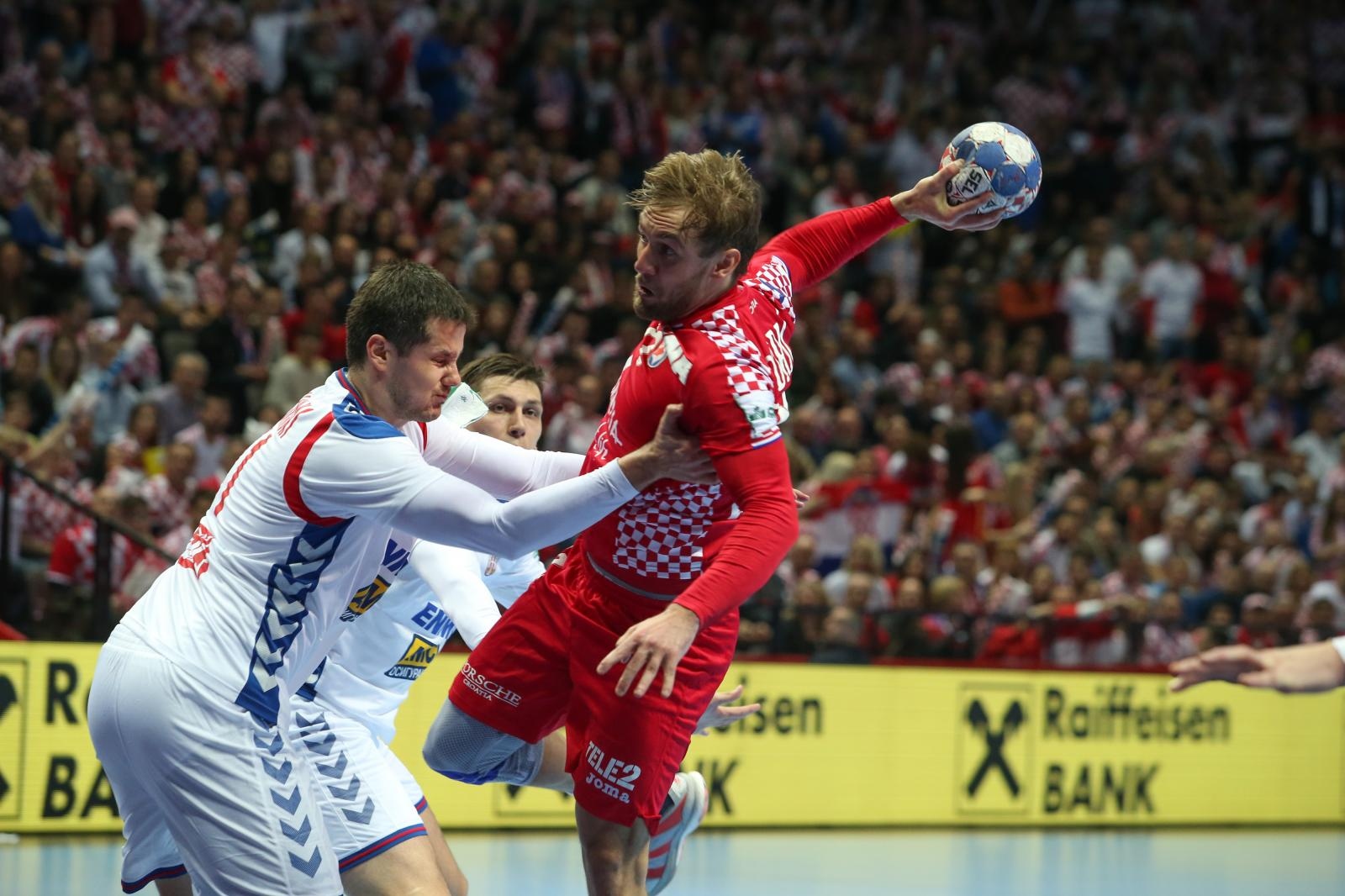 Spaladium Arena, Split – Europsko rukometno prvenstvo, skupina A, 1. kolo, Hrvatska – Srbija 32-22. Spaladium Arena, Split – Europsko rukometno prvenstvo, skupina A, 1. kolo, Hrvatska – Srbija 32-22.