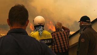 Veliki požar na Pelješcu