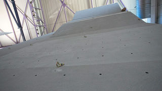 Penjačka stijena u bibinjskoj sportskoj dvorani, Foto: Leo Banić Penjačka stijena u bibinjskoj sportskoj dvorani, Foto: Leo Banić