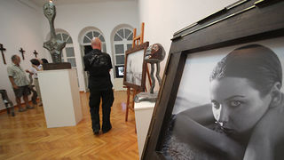 Otvaranje izložbe Stephana Lupina “Apokalipsa” (foto:Saša Čuka)