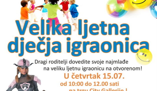 City Galleria: Velika ljetna djecja igraonica