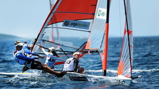 Zadar, 080711.
Svjetsko juniorsko prvenstvo u jedrenju 07.-15.srpnja 2011.
ISAF 2011.
U organizaciji jedrlicarskog kluba Uskok iz Zadra odrzava se svjetsko juniorsko prvenstvo u jedrenju za klase SL 16, 420, 29er, Laser i RS-X. Na prvenstvu se natjece 350 Zadar, 080711.
Svjetsko juniorsko prvenstvo u jedrenju 07.-15.srpnja 2011.
ISAF 2011.
U organizaciji jedrlicarskog kluba Uskok iz Zadra odrzava se svjetsko juniorsko prvenstvo u jedrenju za klase SL 16, 420, 29er, Laser i RS-X. Na prvenstvu se natjece 350