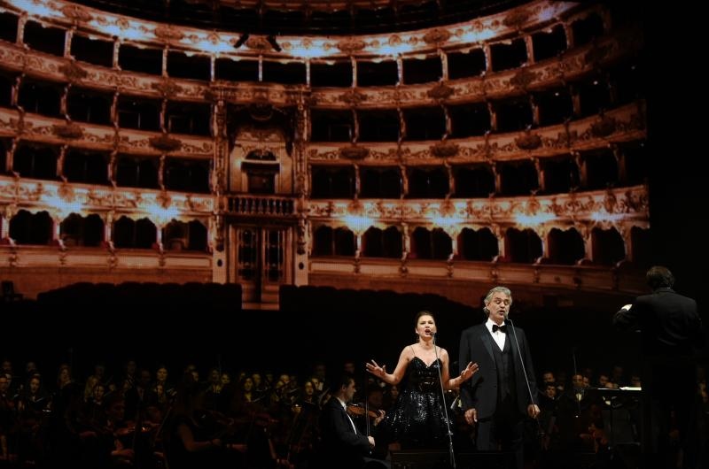 Zagreb – U multiifunkcionalnoj dvorani Arene talijanskoi tenor Andrea Bocelli odrzao je koncert. Photo: Davor Visnjic/PIXSELL Zagreb – U multiifunkcionalnoj dvorani Arene talijanskoi tenor Andrea Bocelli odrzao je koncert. Photo: Davor Visnjic/PIXSELL