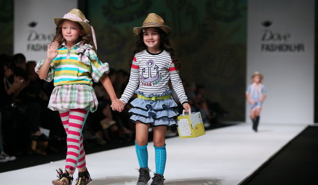 Zagreb, 300911. 
Zagrebacki velesajam.
Modna revija Dove Fashion.hr proljece – ljeto 2012. 
Na slici: revija Zigman za Bambi.
Foto: Biljana Gaurina / CROPIX