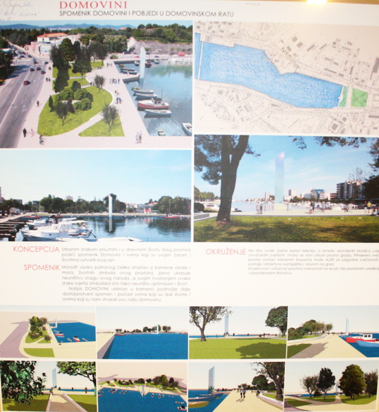 SC Visnjik: Izlozeni radovi natjecaja za Spomenik pobjede u Zadru SC Visnjik: Izlozeni radovi natjecaja za Spomenik pobjede u Zadru