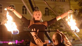 Storybook Teatar na Cvjetnom trgu i party se odrzao u Supercaffeu gjde su dosle osobe iz javnog zivota. Predstava zivot na vosokoj nozi by Ludifico Photo: Marko Lukunic/PIXSELL