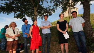 26.06.2013., Nin – Predstavljanje naslovnice, vizualnog identiteta i kreativnog tima najveceg kataloga na svijetu Neodoljiva Hrvatska, pored krunidbene crkve svetog Nikole u Ninu. Photo: Zeljko Mrsic/PIXSELL 26.06.2013., Nin – Predstavljanje naslovnice, vizualnog identiteta i kreativnog tima najveceg kataloga na svijetu Neodoljiva Hrvatska, pored krunidbene crkve svetog Nikole u Ninu. Photo: Zeljko Mrsic/PIXSELL