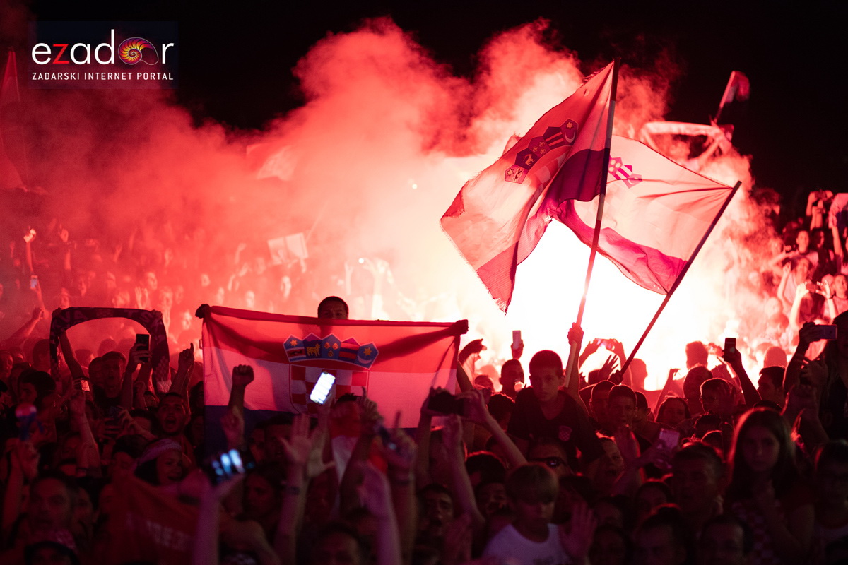 Veličanstven doček četvorice zadarskih Vatrenih Veličanstven doček četvorice zadarskih Vatrenih