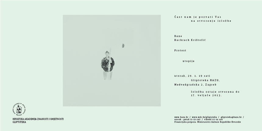 Rene Bachrach Krištofić predstavlja “Protest utopije” Rene Bachrach Krištofić predstavlja “Protest utopije”