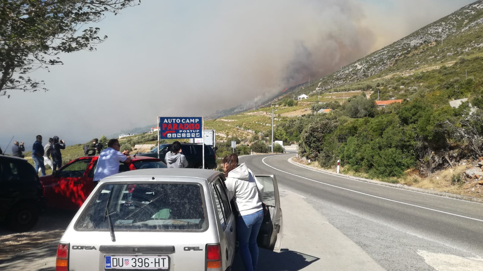 Veliki požar na Pelješcu