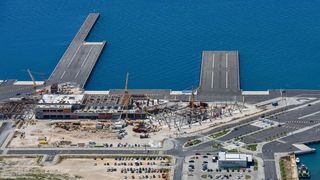 Luka Gaženica: Radovi na izgradnji putničkog terminala Luka Gaženica: Radovi na izgradnji putničkog terminala