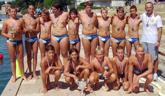 Mladji juniori VK Zadar 1952 u Splitu