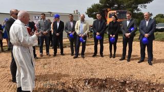 Biograd na Moru: Postavljen kamen temeljac za zabavni park Mirnovec. Foto: Dino Stanin/PIXSELL Biograd na Moru: Postavljen kamen temeljac za zabavni park Mirnovec. Foto: Dino Stanin/PIXSELL