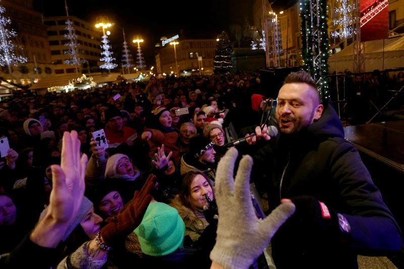 Humanitarni koncert Želim život na Trgu bana Josipa Jelačića