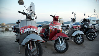 Vespa World Days 2015: Prve vespe stigle u Biograd, foto: Vinko Pešić