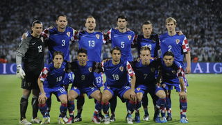 Tel Aviv, 091010. Ramat-Gan Stadion. Kvalifikacijska nogometna utakmica grupe F izmedju Izraela i Hrvatske za Euro 2012 u Poljskoj i Ukrajini. Na slici: reprezentacija Hrvatske. Foto: Drago Sopta / CROPIX