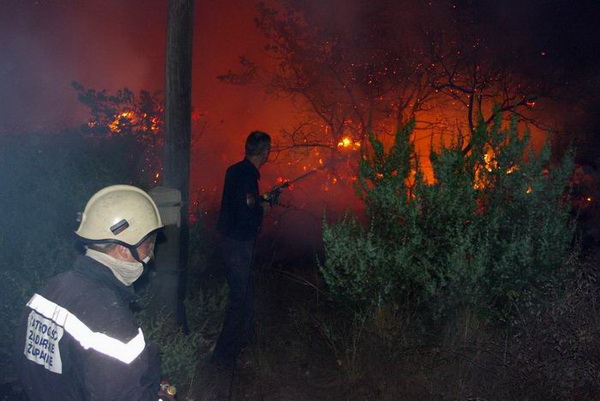 Vatrogasci gase pozar u Policima, Foto: Zdenko Knezevic