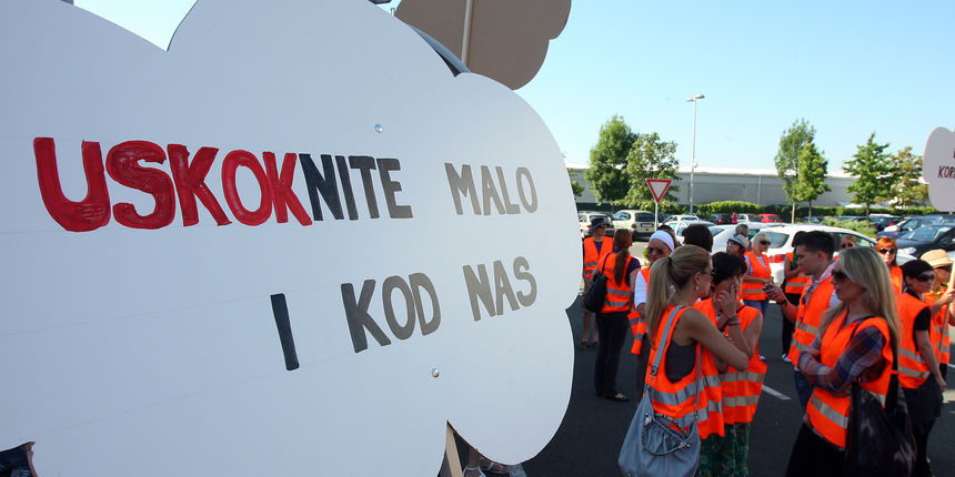 Jutros je zapoceo strajk kabinskog osoblja Croatia Airlines, zbog strajka mnogi letovi Croatia Airlinesa su otkazani. Foto: Davor Pongracic / Cropix Jutros je zapoceo strajk kabinskog osoblja Croatia Airlines, zbog strajka mnogi letovi Croatia Airlinesa su otkazani. Foto: Davor Pongracic / Cropix