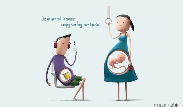 Kampanja koja će vas potaknuti da ustanete trudnici u javnom prijevozu