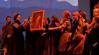 U koncertnoj dvorani Vatroslav Lisinski odrzana je premijera mjuzikla Mirakul. Photo: Marko Lukunic/PIXSELL U koncertnoj dvorani Vatroslav Lisinski odrzana je premijera mjuzikla Mirakul. Photo: Marko Lukunic/PIXSELL