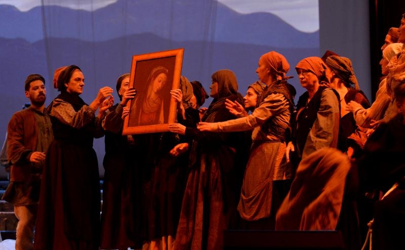 U koncertnoj dvorani Vatroslav Lisinski odrzana je premijera mjuzikla Mirakul. Photo: Marko Lukunic/PIXSELL U koncertnoj dvorani Vatroslav Lisinski odrzana je premijera mjuzikla Mirakul. Photo: Marko Lukunic/PIXSELL