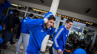 Druženje s košarkašima Zadra u Caffe baru Forum, Foto: Mia Čop Druženje s košarkašima Zadra u Caffe baru Forum, Foto: Mia Čop