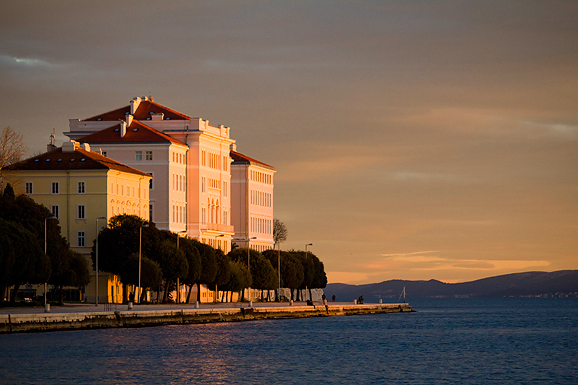 Zadarski suton 7. siječnja 2013. (foto:Saša Čuka)
