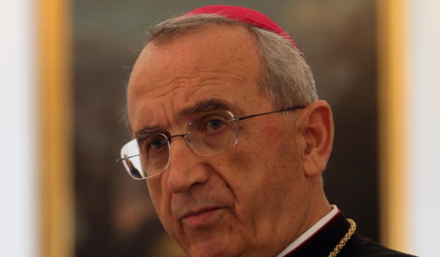 Zadar, 191212.
Nadbiskupski dom na Poljani Ivana pavla 2. Zadarski nadbiskup i predsjednik HBK mons. Zelimir Puljic danas na susretu sa novinarima odgovarao na sva aktualna pitanja, osobito vezana uz zdravstveni odgoj u skolama. 
Na slici Zelimir Puljic.