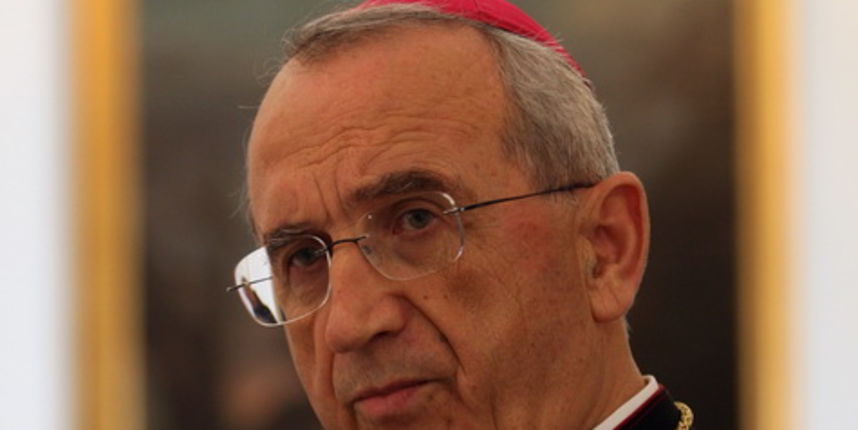 Zadar, 191212.
Nadbiskupski dom na Poljani Ivana pavla 2. Zadarski nadbiskup i predsjednik HBK mons. Zelimir Puljic danas na susretu sa novinarima odgovarao na sva aktualna pitanja, osobito vezana uz zdravstveni odgoj u skolama. 
Na slici Zelimir Puljic.