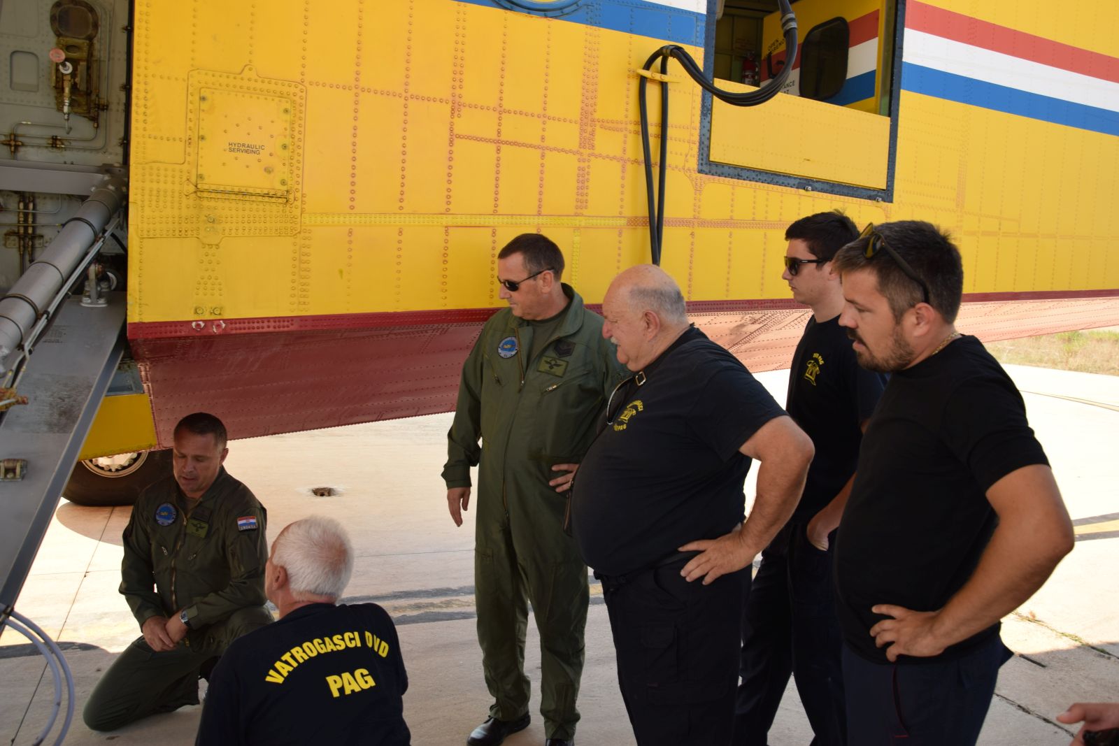 Njemački vatrogasci posjetili zračne snage u vojarni Zemunik