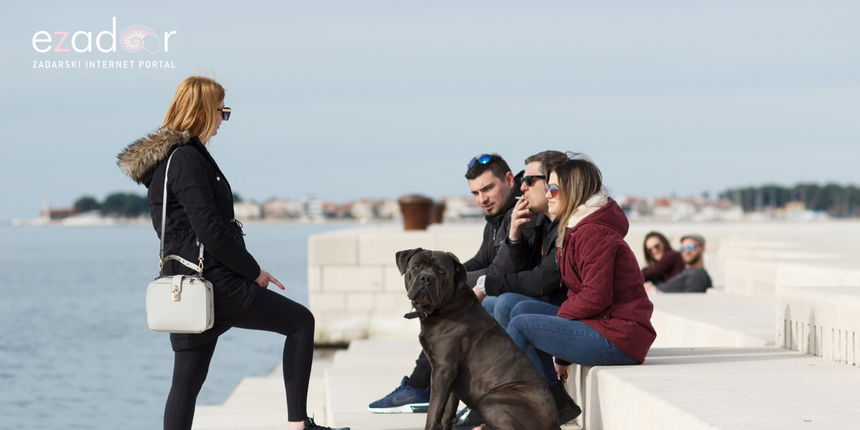 Đir po gradu, ponedjeljak 5. veljače 2018. Morske orgulje, mladi, psi, studenti, oblačno.