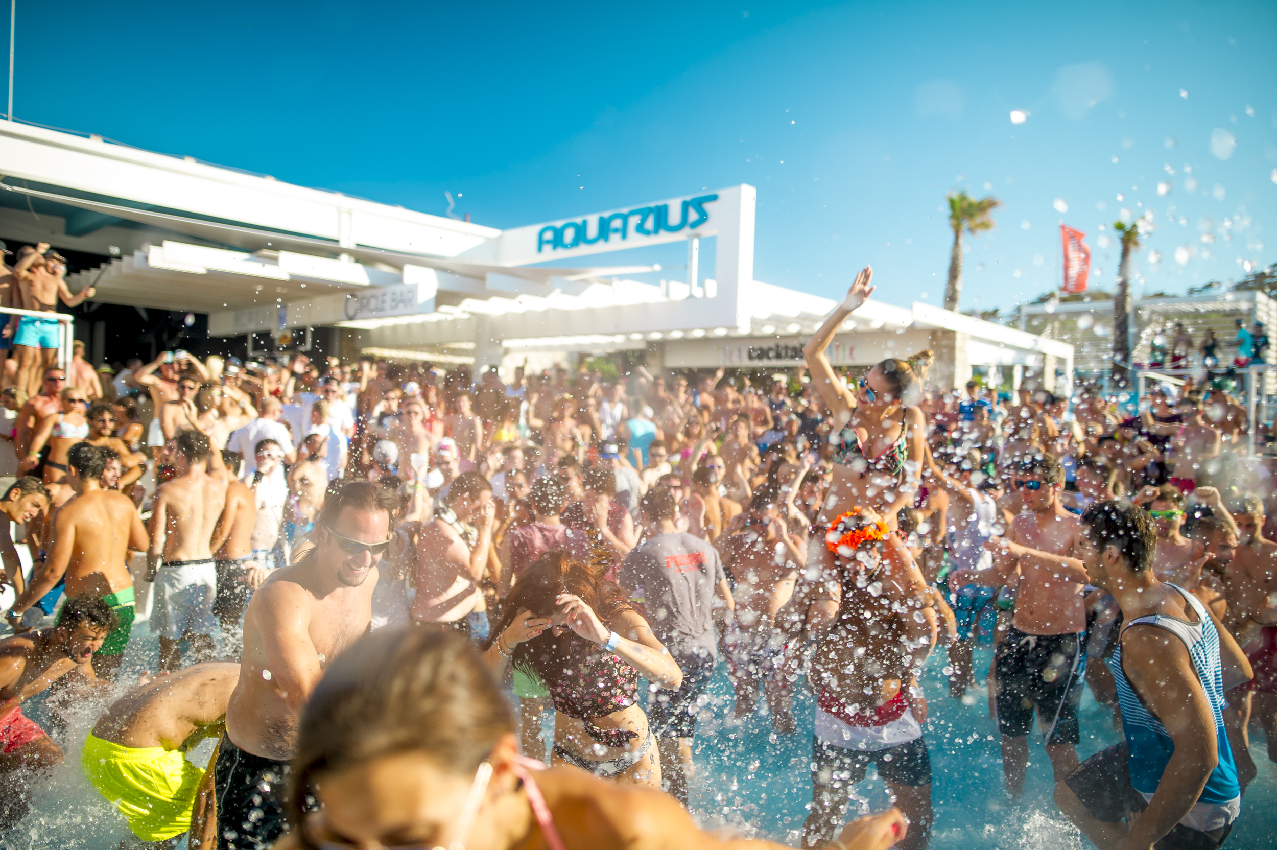 party, zrce, aquarius klub