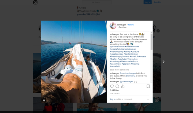 Osamnaest svjetskih influensera i blogera plove i otkrivaju hrvatske otoke!