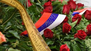 Srb: Polaganjem vijenaca obilježena obljetnica Dana ustanka naroda Like, Photo: Dino Stanin/PIXSELL