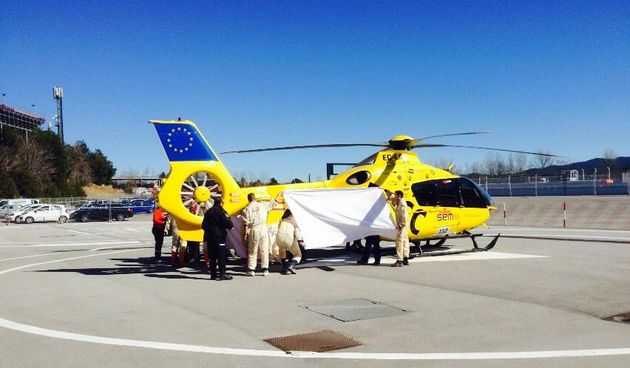 Alonsa helikopterom prevoze u bolnicu, foto: twitter