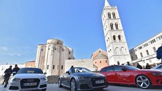Audi Hrvatska organizirala je ekskluzivnu prezentaciju sportskih automobila Audi S i RS modela na Forumu. Photo: Dino Stanin/PIXSELL Audi Hrvatska organizirala je ekskluzivnu prezentaciju sportskih automobila Audi S i RS modela na Forumu. Photo: Dino Stanin/PIXSELL