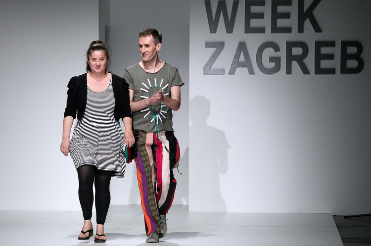 Zagreb, 200511.
Hypo zgrada.
Dreft fashion week Zagreb.
Na slici dizajnerica Ana Kujundzic.
Foto: Biljana Gaurina / CROPIX