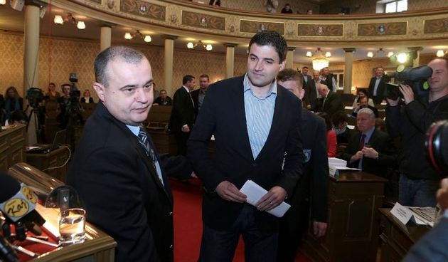 Darinko kosor i bernardić, gradska vijećnica