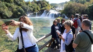 Nacionalni park Krka bilježi rekordan broj posjetitelja. Photo: Duško Jaramaz/PIXSELL