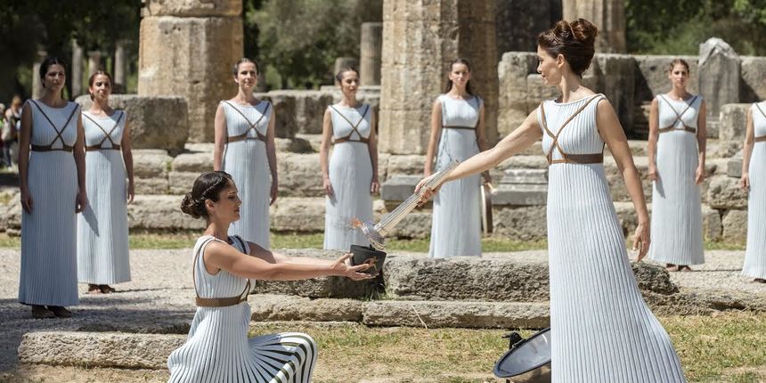 U grčkoj Olimpiji upaljen olimpijski plamen. Foto: IOC Media U grčkoj Olimpiji upaljen olimpijski plamen. Foto: IOC Media