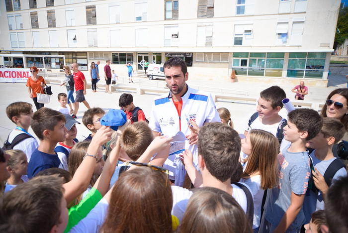Davis Cup: Kids Day na zadarskom Forumu. Foto: Iva Perinčić