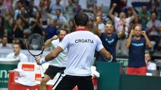 Davis Cup: Ivan Dodig/Marin Čilić – Nicolas Mahut/Pierre-Hugues Herbert 3-1. Photo. Hrvoje Jelavić/PIXSELL
