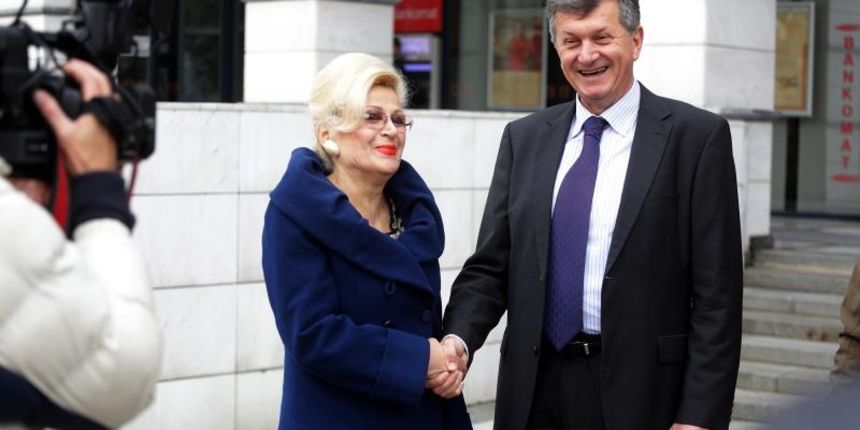 Zagreb – Vesna Balenovic i Milan Kujundzic odrzali koferenciju za medije povodom borbe protiv korupcije. Photo: Zarko Basic/PIXSELL Zagreb – Vesna Balenovic i Milan Kujundzic odrzali koferenciju za medije povodom borbe protiv korupcije. Photo: Zarko Basic/PIXSELL