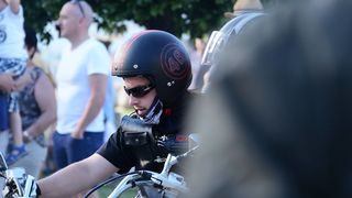Defile bajkera ulicama Zadra u povodu 10. rođendana Moto kluba Beštije. Foto: Jadra NeveraZD Defile bajkera ulicama Zadra u povodu 10. rođendana Moto kluba Beštije. Foto: Jadra NeveraZD
