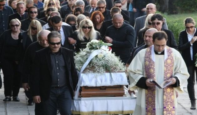 Obitelj i prijatelji se oprostili od Dolores Lambaše, foto: Hrvoje Jelavic/PIXSELL
