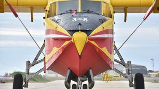 U sklopu Medjunarodne konferencije o gasenju pozara iz zraka (Aerial Firefighting Conference), u zrakoplovnoj bazi HRZ Zemunik odrzala se pokazna vjezba na kojoj su sudjelovali protupozarni avioni i helikopteri iz sastava 93. zrakoplovne baze u Zemuniku, U sklopu Medjunarodne konferencije o gasenju pozara iz zraka (Aerial Firefighting Conference), u zrakoplovnoj bazi HRZ Zemunik odrzala se pokazna vjezba na kojoj su sudjelovali protupozarni avioni i helikopteri iz sastava 93. zrakoplovne baze u Zemuniku,