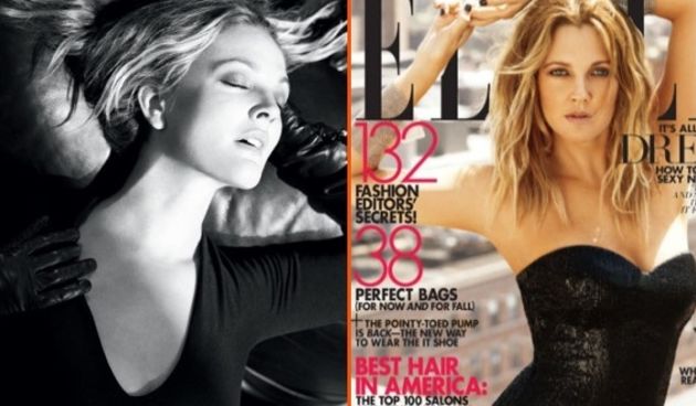 Drew Barrymore; foto Elle